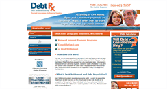 Desktop Screenshot of debtrx.com